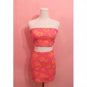 Garage Floral Pink and Yellow Set